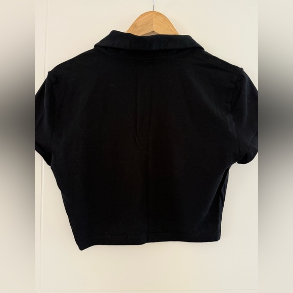 Aritzia | TNA Cropped Polo Tshjrt, size large. - Picture 5 of 7